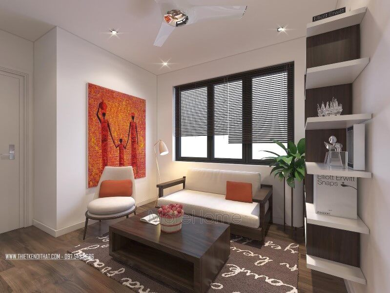 ngủ
Tường không bị cứng với việc treo tranh canvas làm điểm nhấn cho không gian phòng ngủ sẽ tạo nên một mảng ấn tượng.