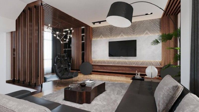 Để tạo nên sự sang trọng cho biệt thự hiện đại, đá ốp tường phòng khách màu trắng là một lựa chọn tuyệt vời. Bạn có thể chọn từ các loại đá tự nhiên, đá xuyên sang, đá đối vân hay đá vân mây. Nhiều thương hiệu nổi tiếng trên thế giới đã có mặt tại Việt Nam và được nhiều đơn vị lớn trong nước đảm nhiệm thi công một cách xuất sắc, đặc biệt là thương hiệu Morestone với chất liệu đá uốn cong.